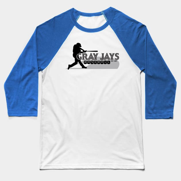 Designated Hitter Baseball T-Shirt by Gray Jays Baseball Club